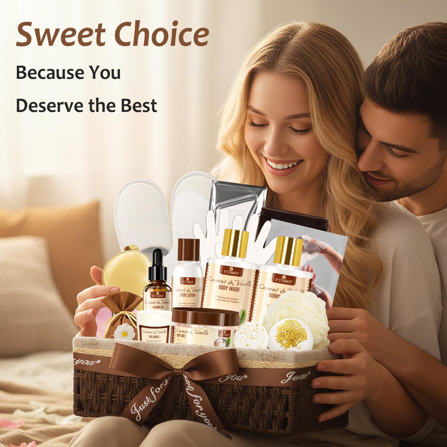 21 Piece Coconut and Vanilla Bath and Body Gift Set